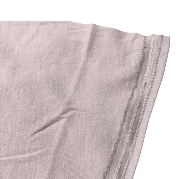 NWT Grey State Gray/Cream/Purplish Joy Top Women Wide Flutter Sleeves Stitch … - Picture 6 of 7